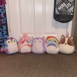 **reserved** bundle of 5 squishmallows